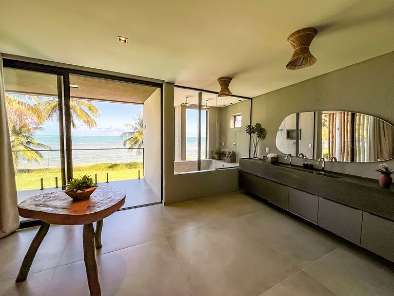 Casa Waua | PÉ NA AREIA, rooftop, borda infinita