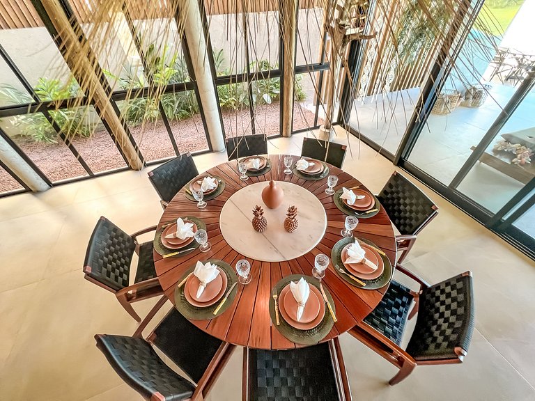 Casa Waua | PÉ NA AREIA, rooftop, borda infinita
