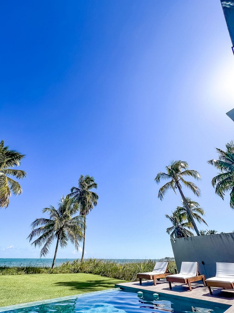 Casa Waua | PÉ NA AREIA, rooftop, borda infinita