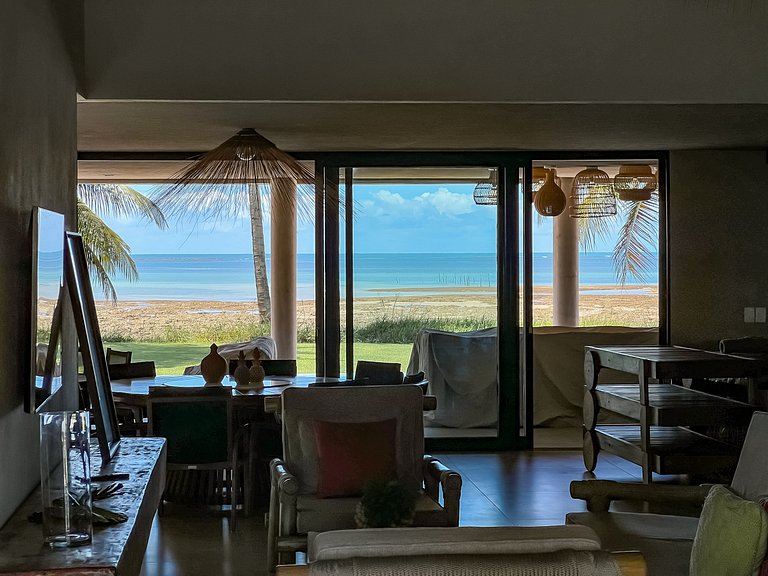 Casa Waua | PÉ NA AREIA, rooftop, borda infinita