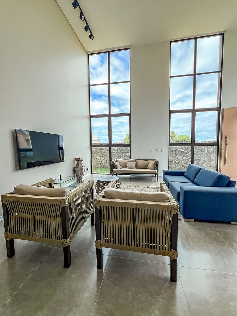 Casa com 4 suítes, piscina, a 20m do mar| Milagres