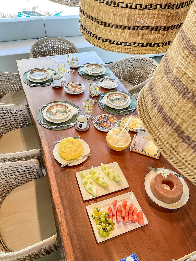 Casa com Ofurô, Piscina Aquecida e Cozinheira