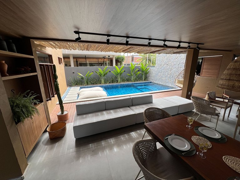 Casa com Ofurô, Piscina Aquecida e Cozinheira