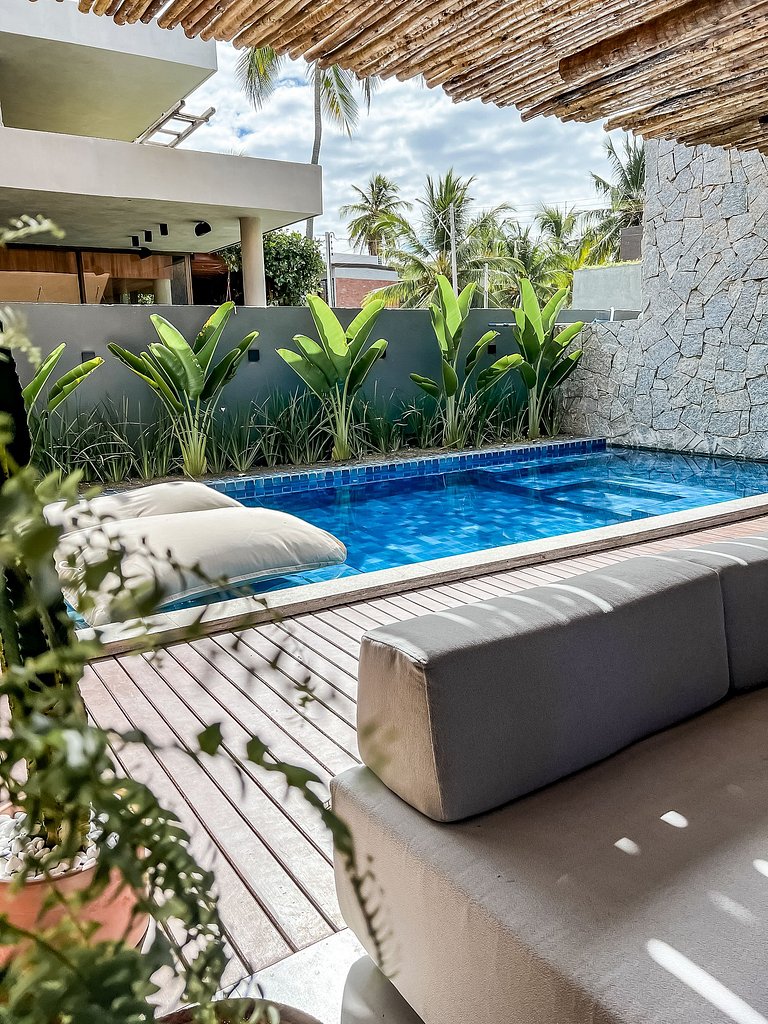 Casa com Ofurô, Piscina Aquecida e Cozinheira