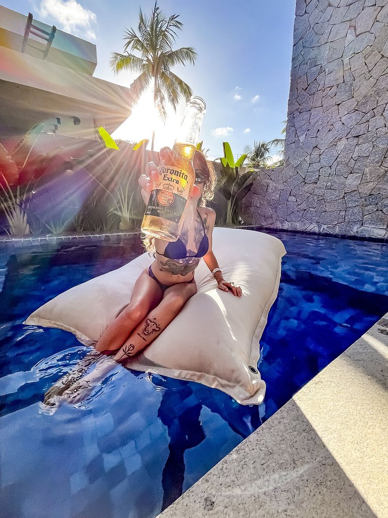 Casa com Ofurô, Piscina Aquecida e Cozinheira