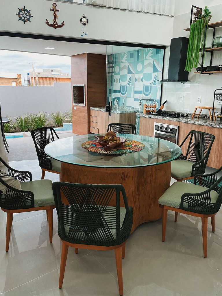 Casa em Milagres/AL | 3 suítes, vista-mar, piscina