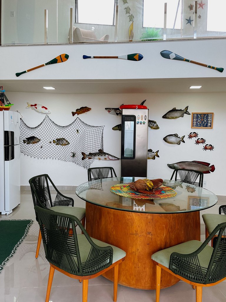 Casa em Milagres/AL | 3 suítes, vista-mar, piscina