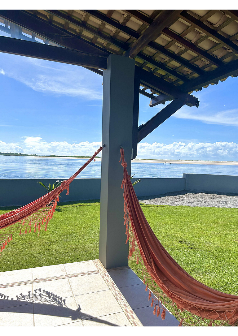 Casa Ilha| beira mar, piscina aquecida, 4 suítes