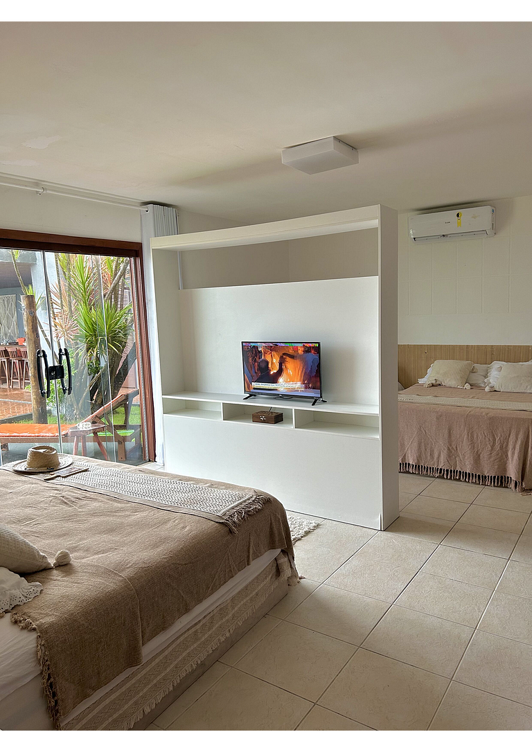 Casa Ilha| beira mar, piscina aquecida, 4 suítes