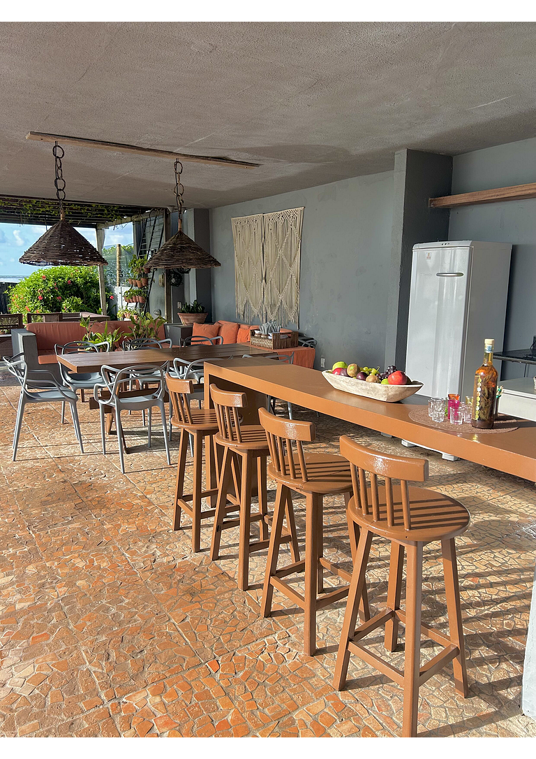Casa Ilha| beira mar, piscina aquecida, 4 suítes