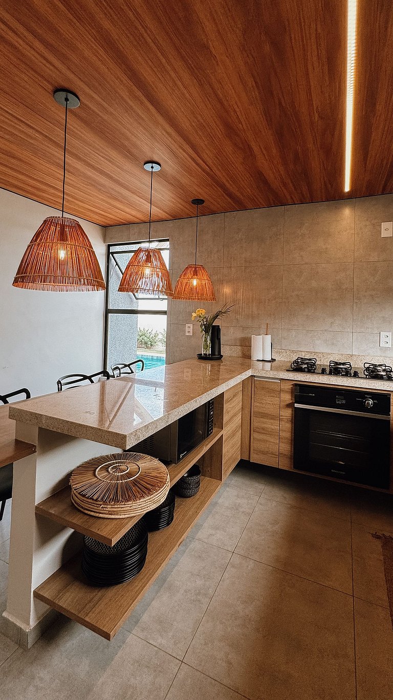Casa Vista Mar de Luxo com Serviços Inclusos