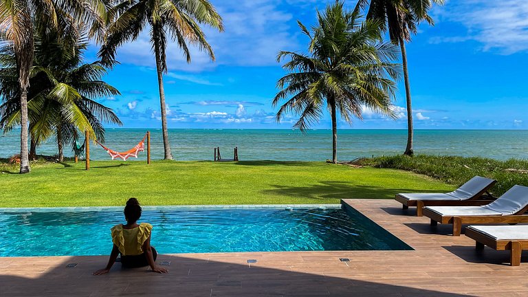 Casa Waua | PÉ NA AREIA, rooftop, borda infinita