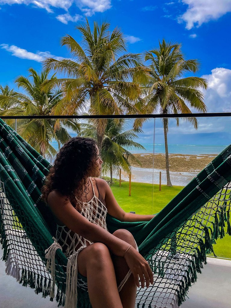 Casa Waua | PÉ NA AREIA, rooftop, borda infinita