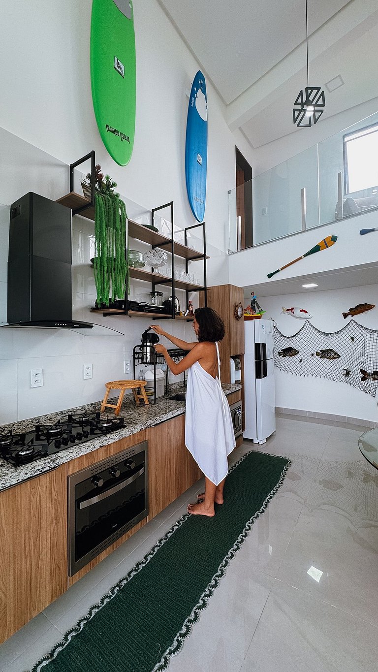 Casa em Milagres/AL | 3 suítes, vista-mar, piscina