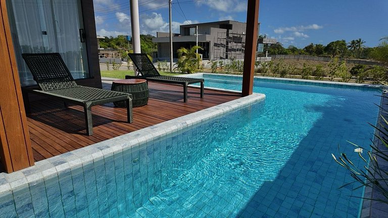 Casa em Milagres/AL | 3 suítes, vista-mar, piscina