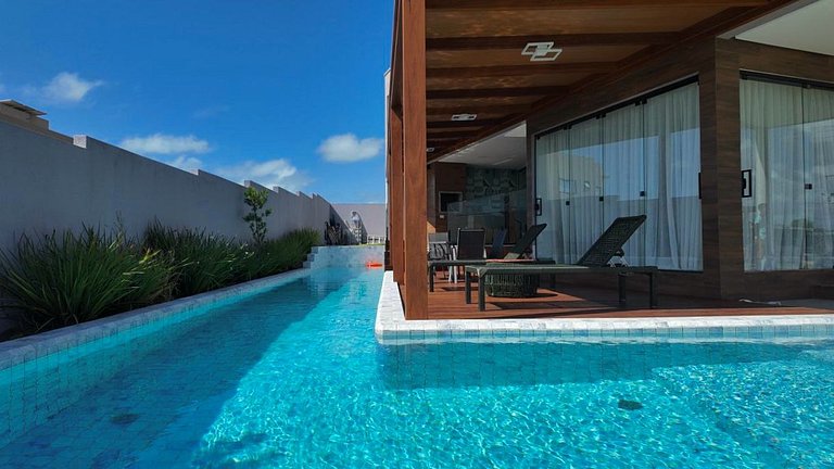 Casa em Milagres/AL | 3 suítes, vista-mar, piscina