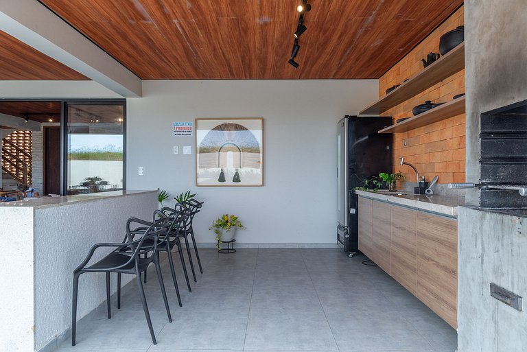 Casa Vista Mar de Luxo com Serviços Inclusos
