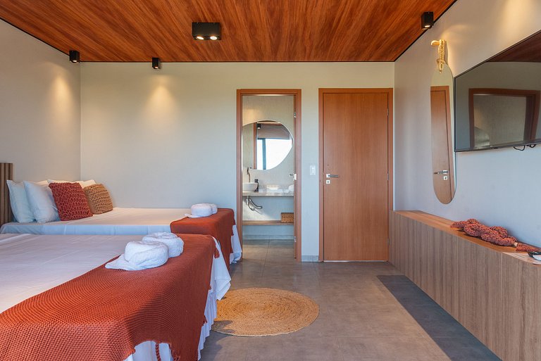 Casa Vista Mar de Luxo com Serviços Inclusos