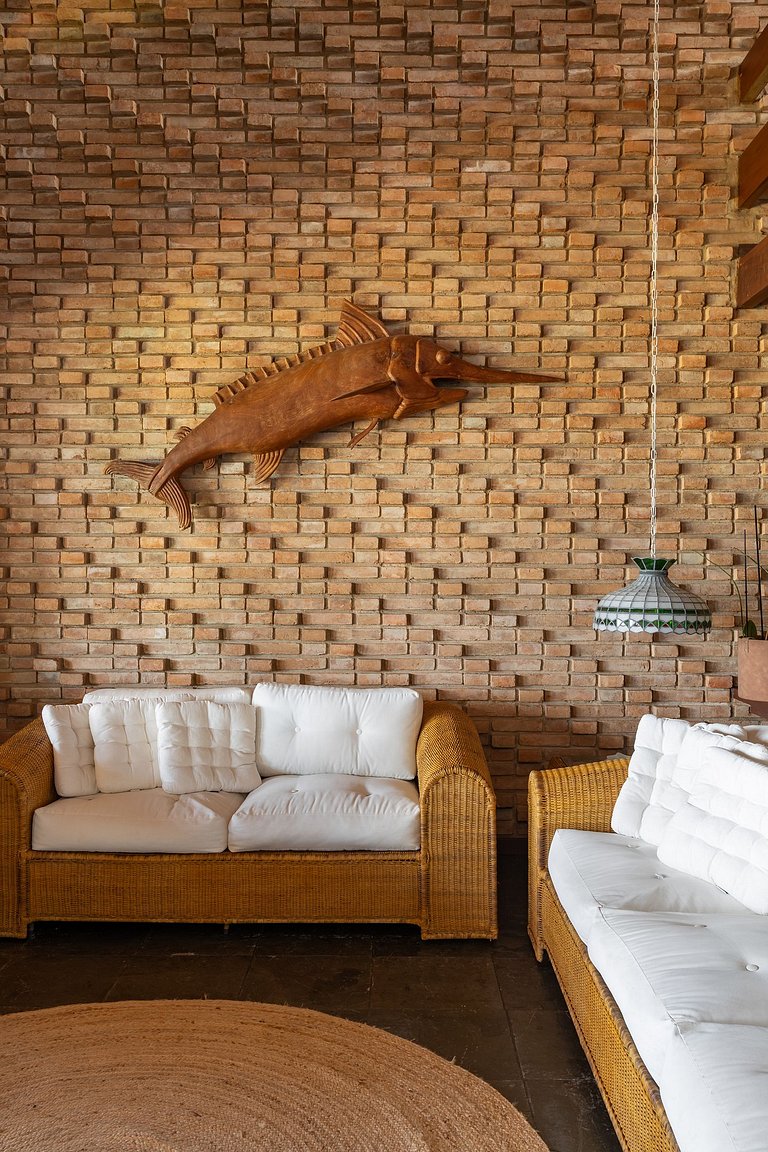 Casa Maré | Pé na Areia em Praia Bonita/AL