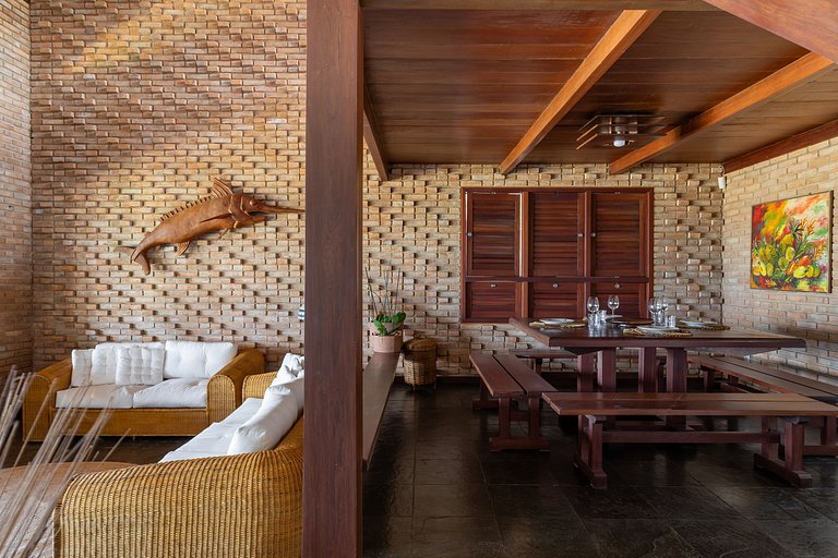 Casa Maré | Pé na Areia em Praia Bonita/AL