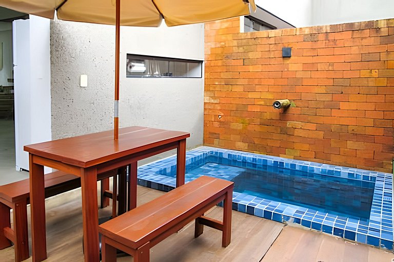 Casa a 150m da praia | Piscina e churrasqueira