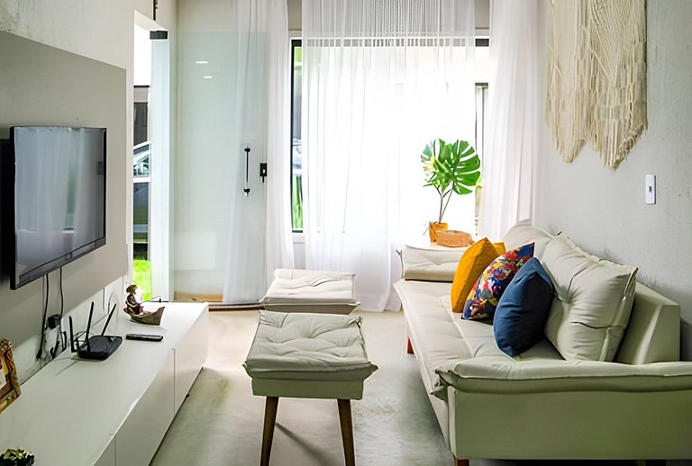 Casa a 150m da praia | Piscina e churrasqueira