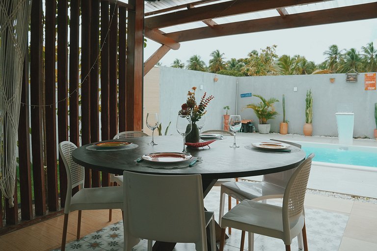 Casa de praia em Ipioca com piscina e área gourmet