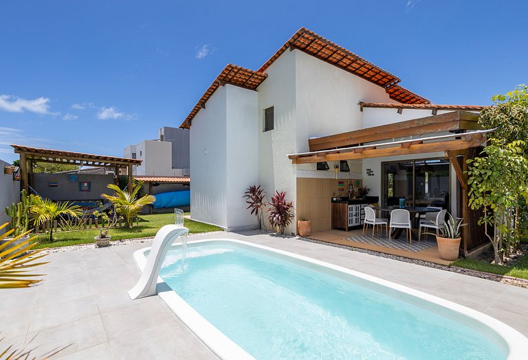Casa de praia em Ipioca com piscina e área gourmet