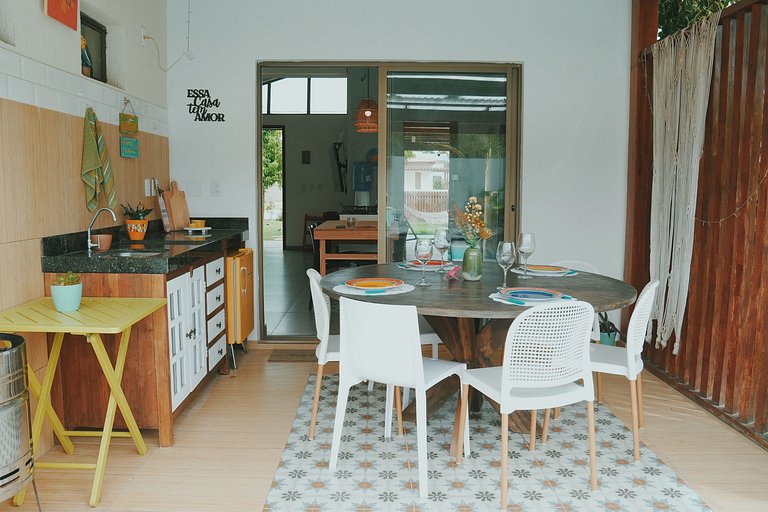 Casa de praia em Ipioca com piscina e área gourmet