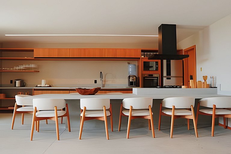 Casa Pé na Areia | Rooftop, 5 suítes, piscina