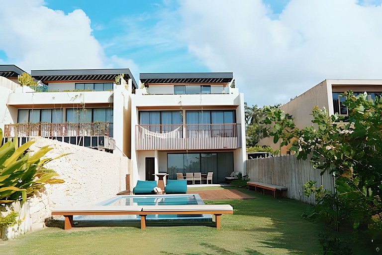 Casa Pé na Areia | Rooftop, 5 suítes, piscina