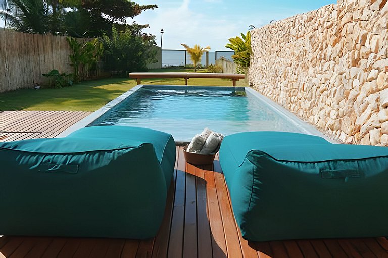 Casa Pé na Areia | Rooftop, 5 suítes, piscina