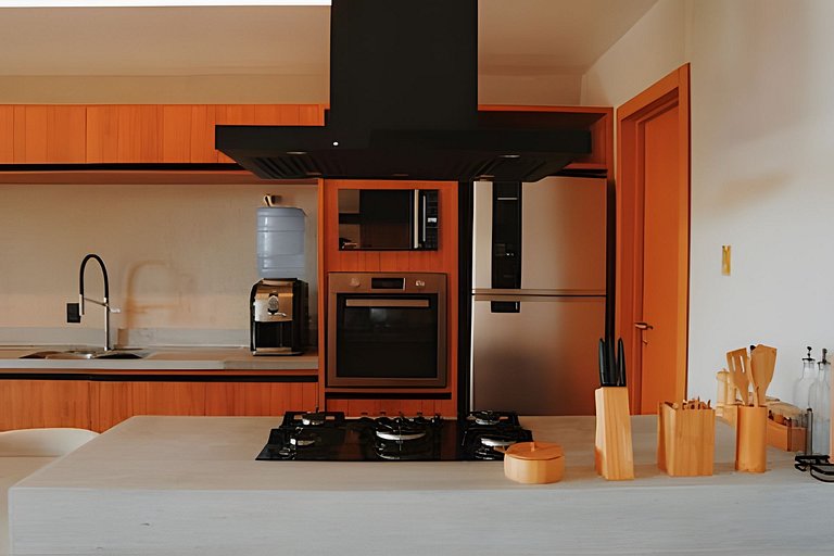 Casa Pé na Areia | Rooftop, 5 suítes, piscina