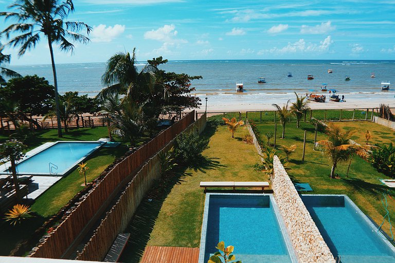 Casa Pé na Areia | Rooftop, 5 suítes, piscina