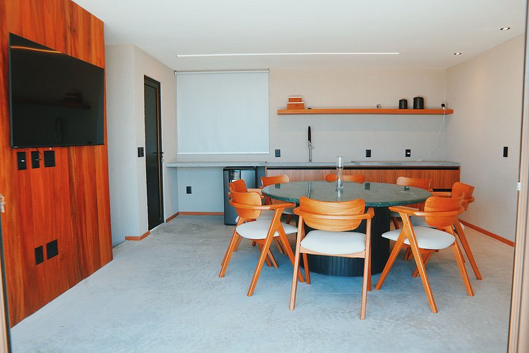 Casa Pé na Areia | Rooftop, 5 suítes, piscina