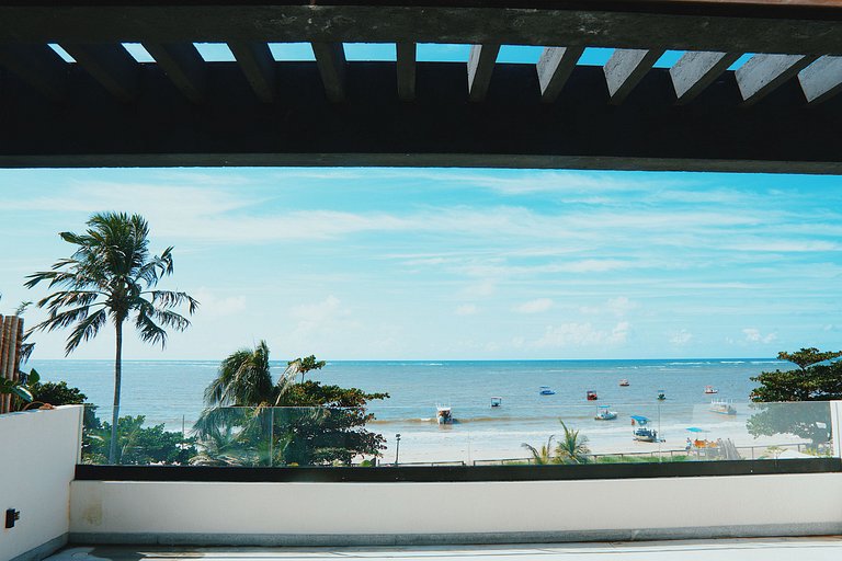 Casa Pé na Areia | Rooftop, 5 suítes, piscina
