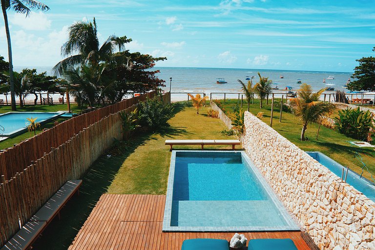 Casa Pé na Areia | Rooftop, 5 suítes, piscina