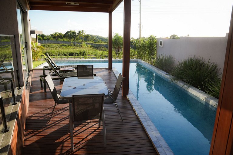 Casa em Milagres/AL | 3 suítes, vista-mar, piscina