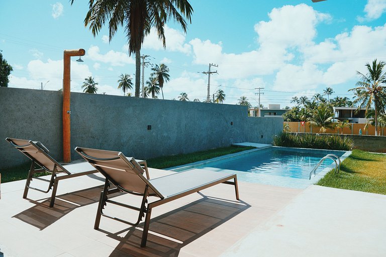 Casa em Milagres| 3 suítes, área gourmet, piscina