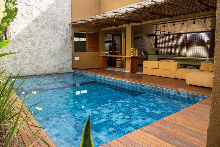 Casa com Ofurô, Piscina Aquecida e Cozinheira
