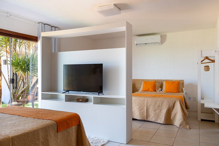 Casa Ilha| beira mar, piscina aquecida, 4 suítes