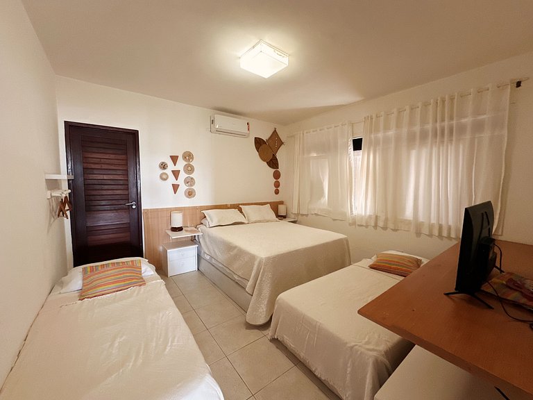 Casa Ilha| beira mar, piscina aquecida, 4 suítes