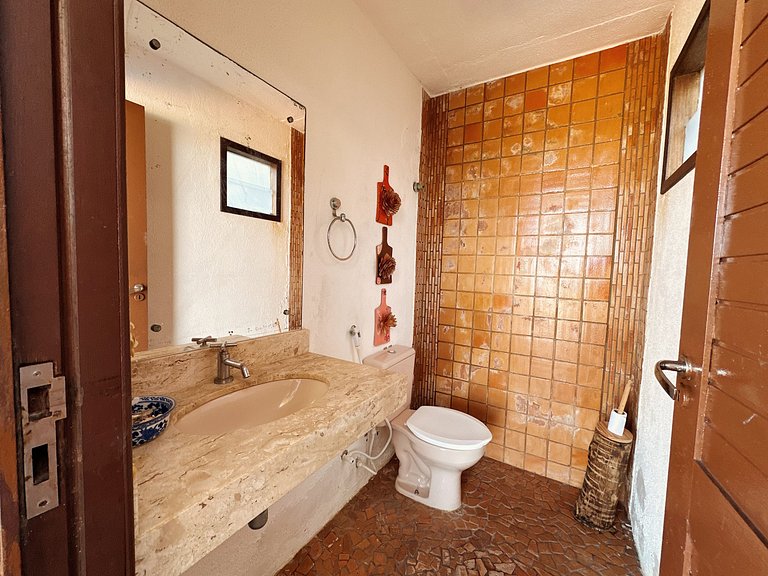 Casa Ilha| beira mar, piscina aquecida, 4 suítes