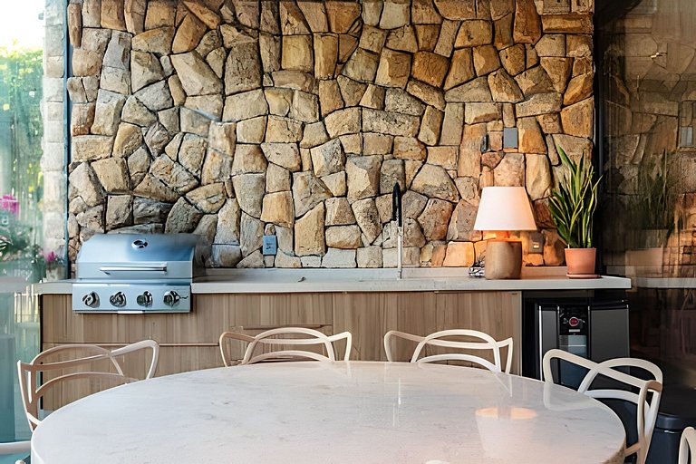 Casa Serena | 5 suítes, Vista mar, Piscina e hidro