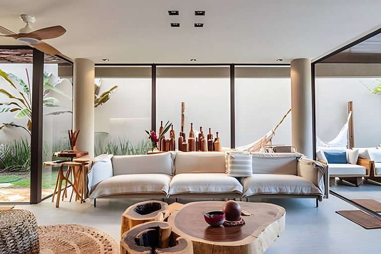 Casa Serena | 5 suítes, Vista mar, Piscina e hidro