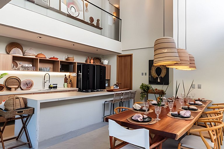 Casa Serena | 5 suítes, Vista mar, Piscina e hidro