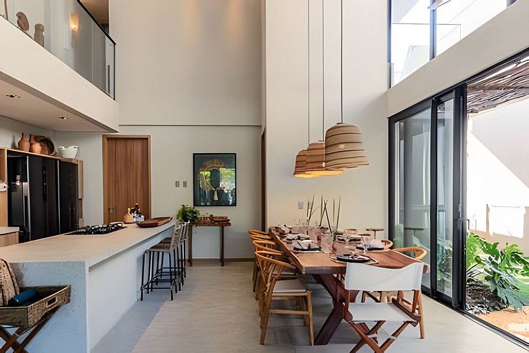 Casa Serena | 5 suítes, Vista mar, Piscina e hidro