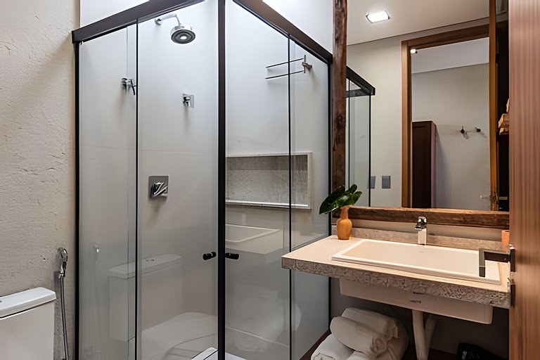 Casa Serena | 5 suítes, Vista mar, Piscina e hidro