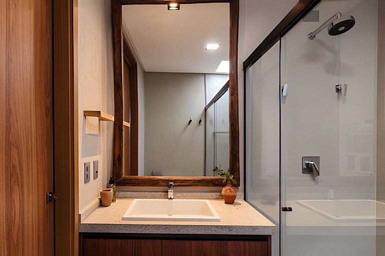 Casa Serena | 5 suítes, Vista mar, Piscina e hidro