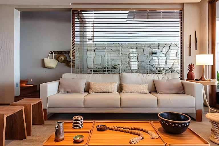 Casa Búzios | Pé na areia, 7 suítes sauna, piscina